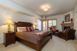 Master Bedroom with Gas Fireplace